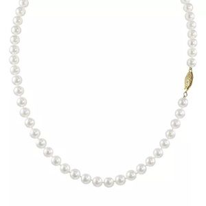 14k Gold Akoya Cultured Pearl Necklaxe